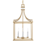 Montreal 4 Light Brass Lantern Pendant - Gold by Uttermost - View 9