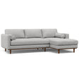 Morrison - Right Sectional Sofa - Mist Grey - sold by Home Elegance USA