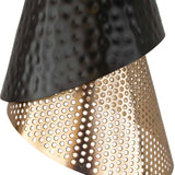 Apollo 1 Light Mini Pendant - Black / Gold by Uttermost - View 8