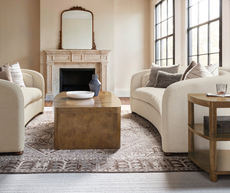 Valentina Stationary Sofa - Beige by Hooker Furniture - View 7