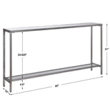 Hayley Console Table - Silver by Uttermost - View 7