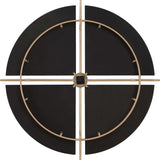 Walnut Elegance Wall Clock - Dark Brown by Uttermost - View 7
