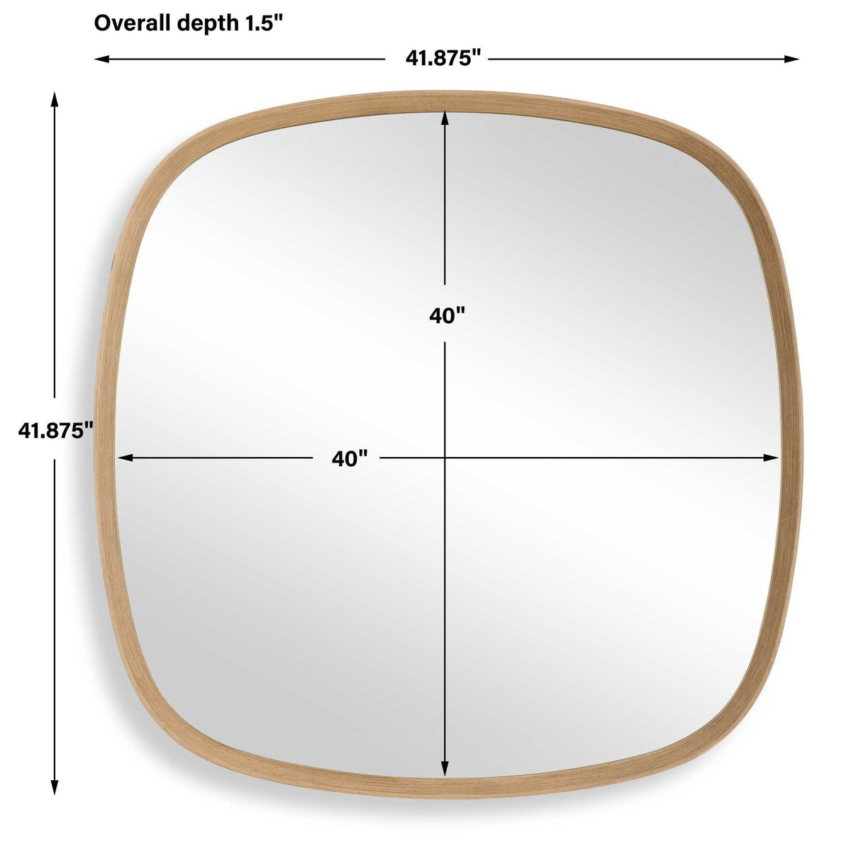 Novell Pinewood Mirror Woodtone - Light Brown by Uttermost - View 7