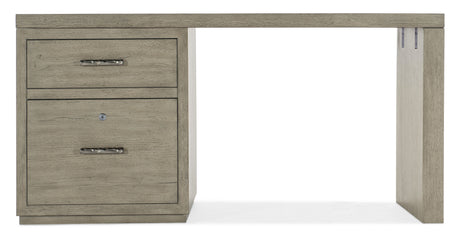 Linville Falls 60" Desk With One File - Gray by Hooker Furniture - View 3