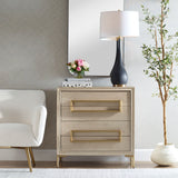 Alessia Light Oak Accent Chest - Gray by Uttermost - View 2