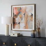 Uphill Framed Abstract Print - Light Brown by Uttermost - View 3
