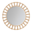 Retreat Pole Rattan Accent Mirror - Beige by Hooker Furniture - View 1