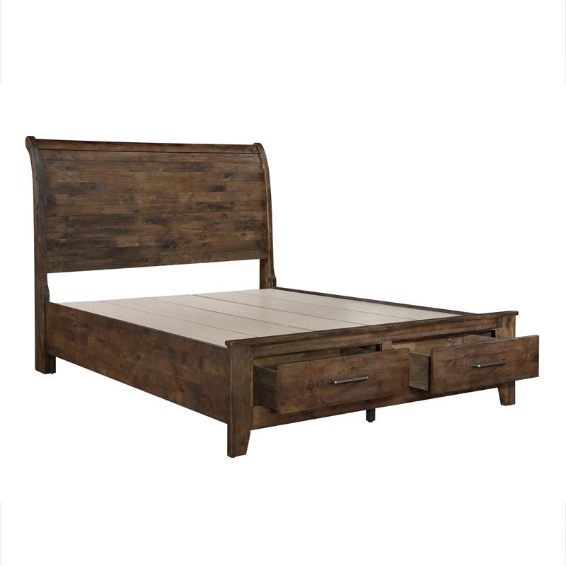 Jerrick 5 Piece Eastern King Platform Bedroom Set | Homelegance - Home Elegance USA