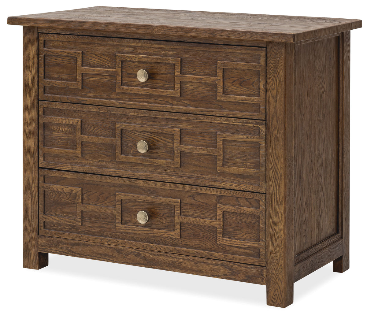 Driftwood Bachelors Chest Worn Saddle - Dark Brown by Hooker Furniture - View 2