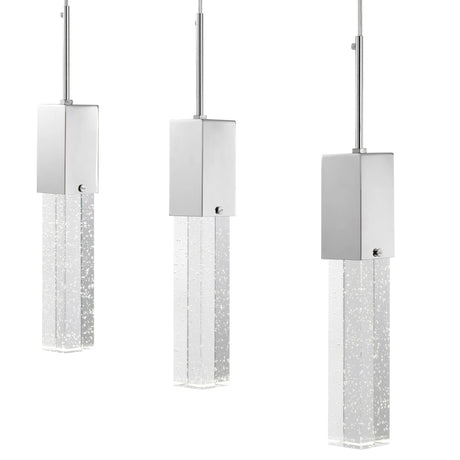 Rectangular Crystal Chandelier // 5 Light  | Finesse - sold by Home Elegance USA