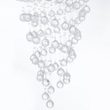 Crystal Double Helix Chandelier // 7 Lights  | Finesse -  Home Elegance USA