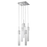 Rectangular Crystal Chandelier // XL 5 Light  | Finesse -  Home Elegance USA