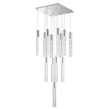 Acrylic Cylinder Chandelier// 13 Light  | Finesse
