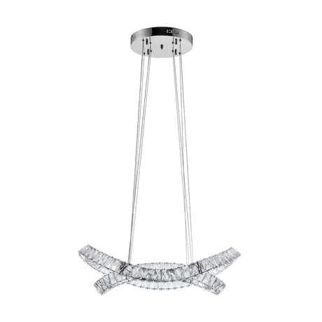 Monroe Crystal Chandelier // Chrome  | Finesse -  Home Elegance USA