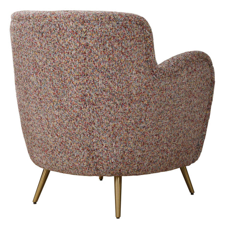 Gemstone Toned Accent Chair Confetti - Gray by Uttermost - View 7