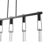 Harmony 5 Light Chandelier // Matte Black  | Finesse -  Home Elegance USA