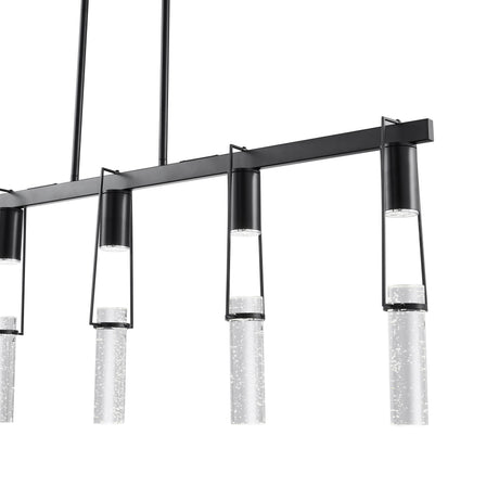 Harmony 5 Light Chandelier // Matte Black  | Finesse -  Home Elegance USA