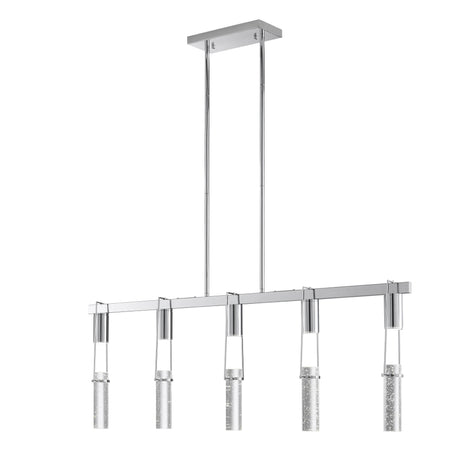 Harmony 5 Light Chandelier // Chrome  | Finesse - Home Elegance USA