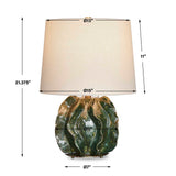 Guinevere Table Lamp Deep Green - Dark Green by Uttermost - View 6