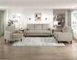 Modern Contemporary Sofa Set 3pcs Comfortable Sofa Loveseat Chair Taupe Corduroy Upholstered Cushion Solid Wood Living Room Furniture