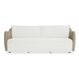 Sunset Wicker Outdoor Sofa Oatmeal / Oyster White - Light Brown / White by Uttermost - View 1