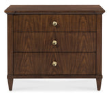 Archives Three-Drawer Nightstand - Dark Brown by Hooker Furniture - View 4