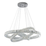 Crystal Elegance Three Ring Chandelier  | Finesse -  Home Elegance USA