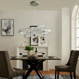 Crystal Elegance Three Ring Chandelier  | Finesse -  Home Elegance USA