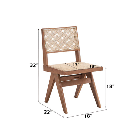 Valentina 6Pcs Rattan & Natural Finish Patio Furniture Set - sold by Home Elegance USA