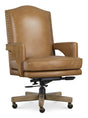 Rochelle Executive Swivel Tilt Chair - Light Brown by Hooker Furniture - View 1