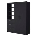 Tempe 3 Drawers Armoire, 3-Tier Shelf, 2-Door - sold by Home Elegance USA