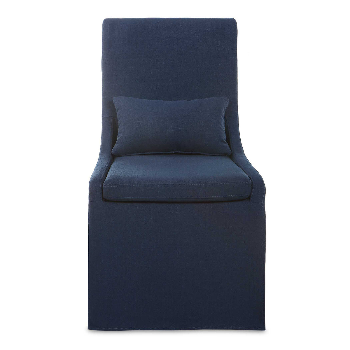 Coley Armless Chair - Blue by Uttermost - View 1