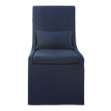 Coley Armless Chair - Blue by Uttermost - View 1