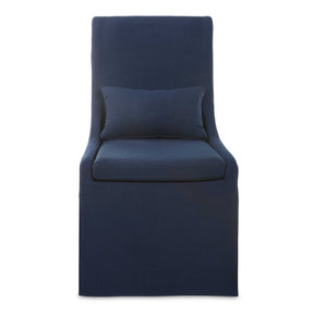 Coley Armless Chair - Blue by Uttermost - View 1