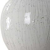 Dribble White Glaze Table Lamp by Uttermost - View 7