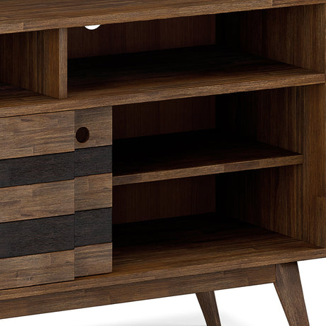 Clarkson - TV Stand - Rustic Natural Aged Brown - sold by Home Elegance USA