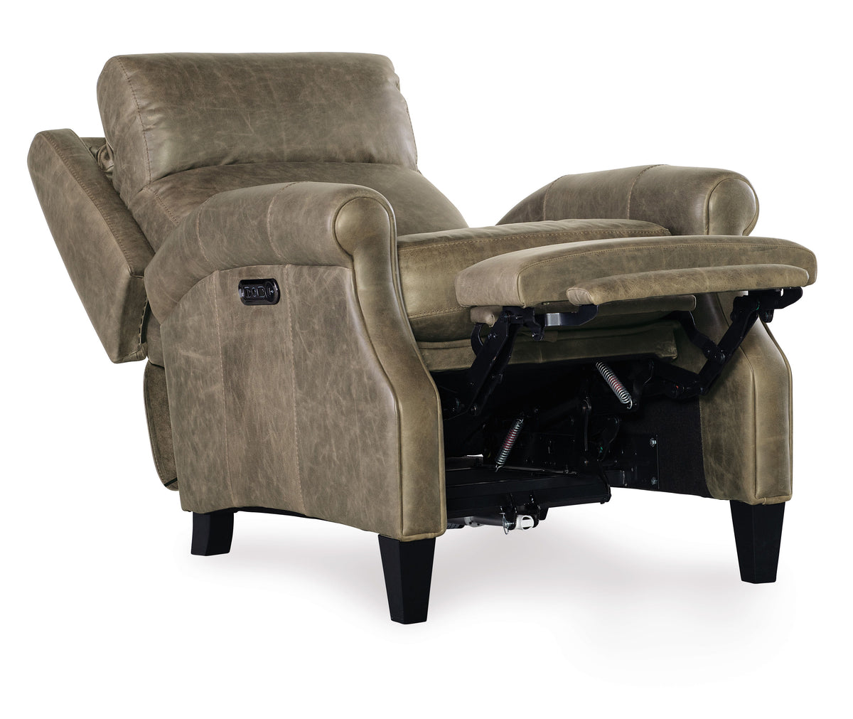 Hurley Power Recliner With Power Headrest - Dark Gray by Hooker Furniture - View 3