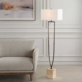 Fork In The Road Floor Lamp - Dark Brown by Uttermost - View 2