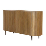 Reese Pleated 2 Door Cabinet Woodtone - Light Brown by Uttermost - View 4