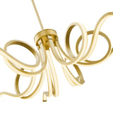 Magnolia LED Adjustable Chandelier // Sandy Gold  | Finesse -  Home Elegance USA