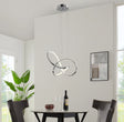 Knotted LED Dimmable Chandelier // Chrome  | Finesse - sold by Home Elegance USA