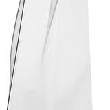 Acrylic Lace Floor Lamp // Chrome  | Finesse -  Home Elegance USA