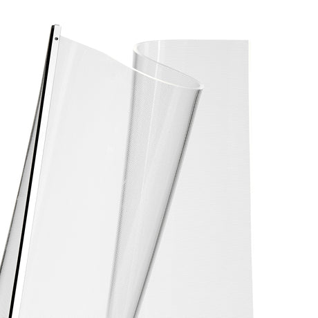 Acrylic Lace Floor Lamp // Chrome  | Finesse -  Home Elegance USA