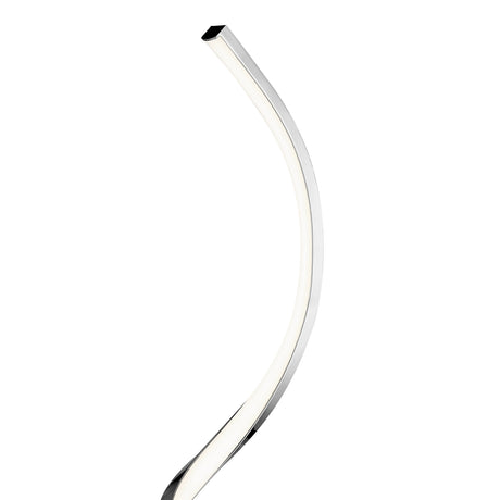 Modern Spiral Integrated LED Table Lamp, Chrome  | Finesse - sold by Home Elegance USA