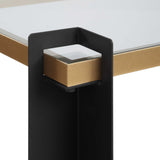 Cunene Contemporary Console Table - Black / Gold by Uttermost - View 6