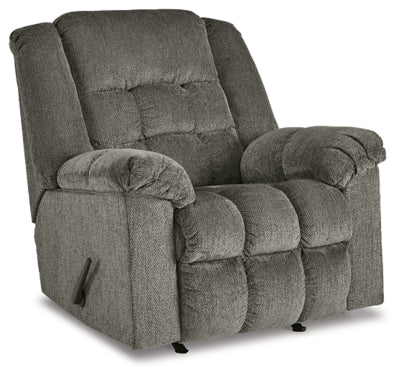 Ashley Putty Kegler Rocker Recliner - Chenille | Home Elegance USA