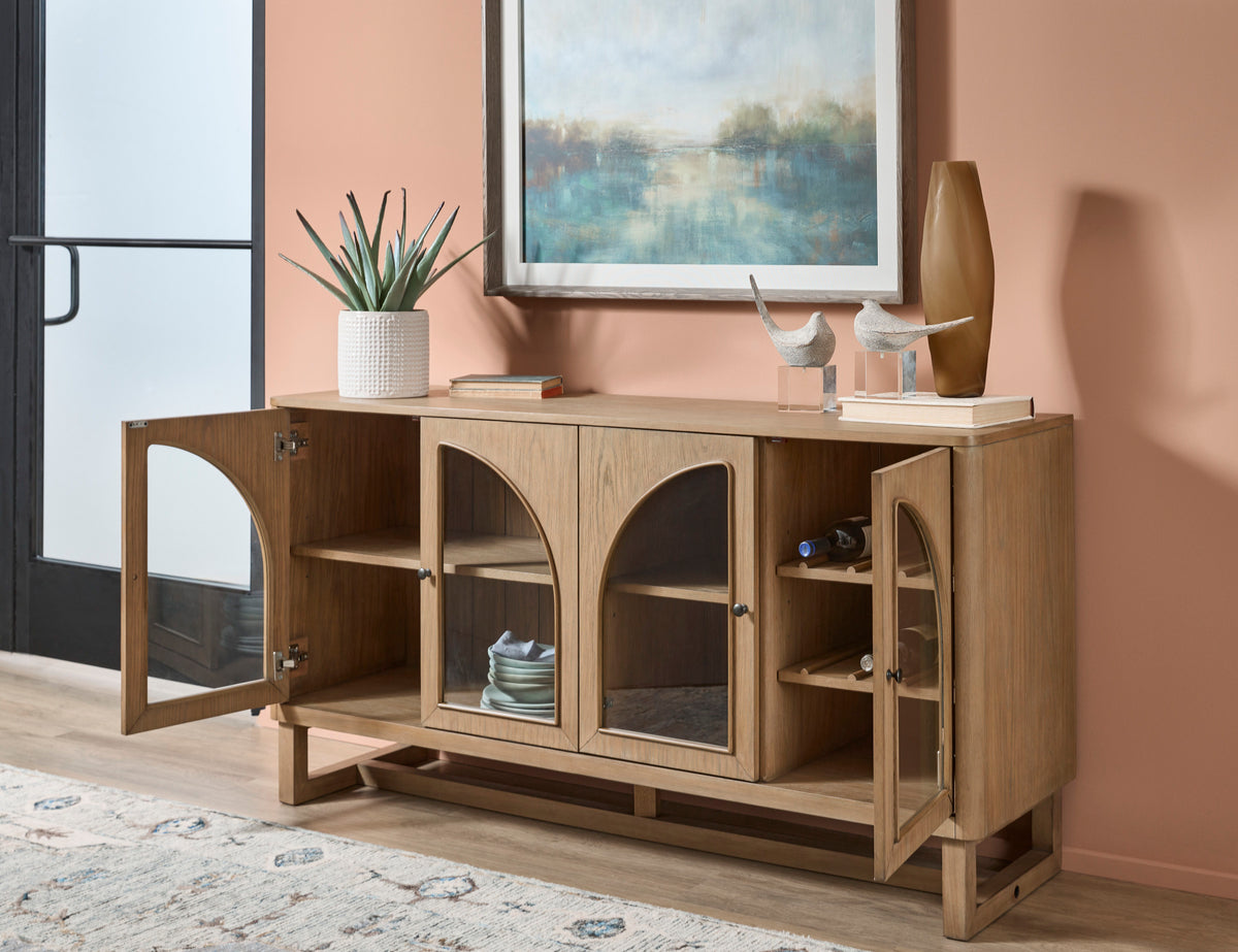 Normandy Dining Buffet - Light Brown | Flexsteel