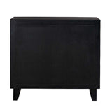 Muestra Wood Grain 2 Door Cabinet Black / Woodtone - Dark Brown / Black by Uttermost - View 6