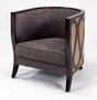 Artmax 4474-SF Upholstery Chair – Available in Penny Metallic, Whitewash Silverleaf, or Slate Gray - sold by Home Elegance USA