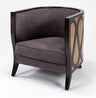 Artmax 4474-SF Upholstery Chair – Available in Penny Metallic, Whitewash Silverleaf, or Slate Gray - Home Elegance USA